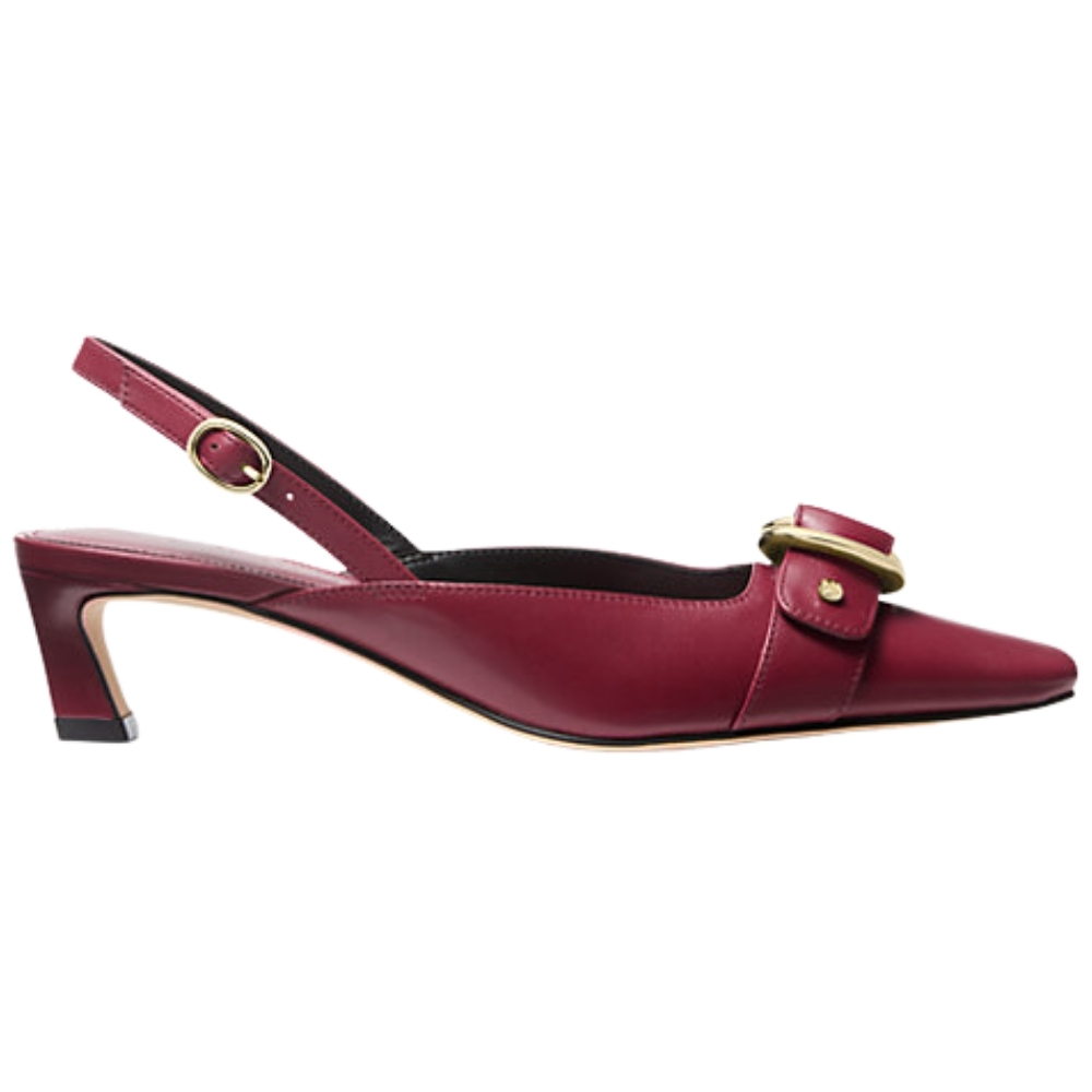 Décolleté Michael Kors slingback Jaden in pelle con mezzo tacco