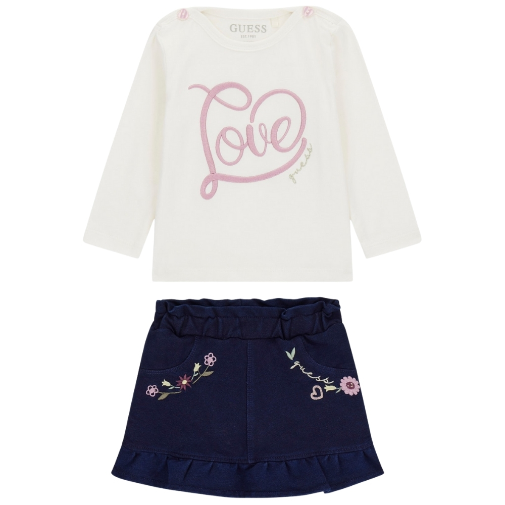 Set Guess T-Shirt e gonnellina