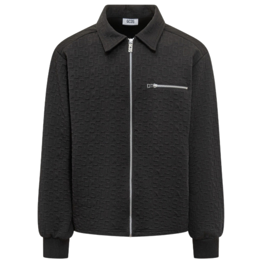 Giacca GCDS monogram all over zip