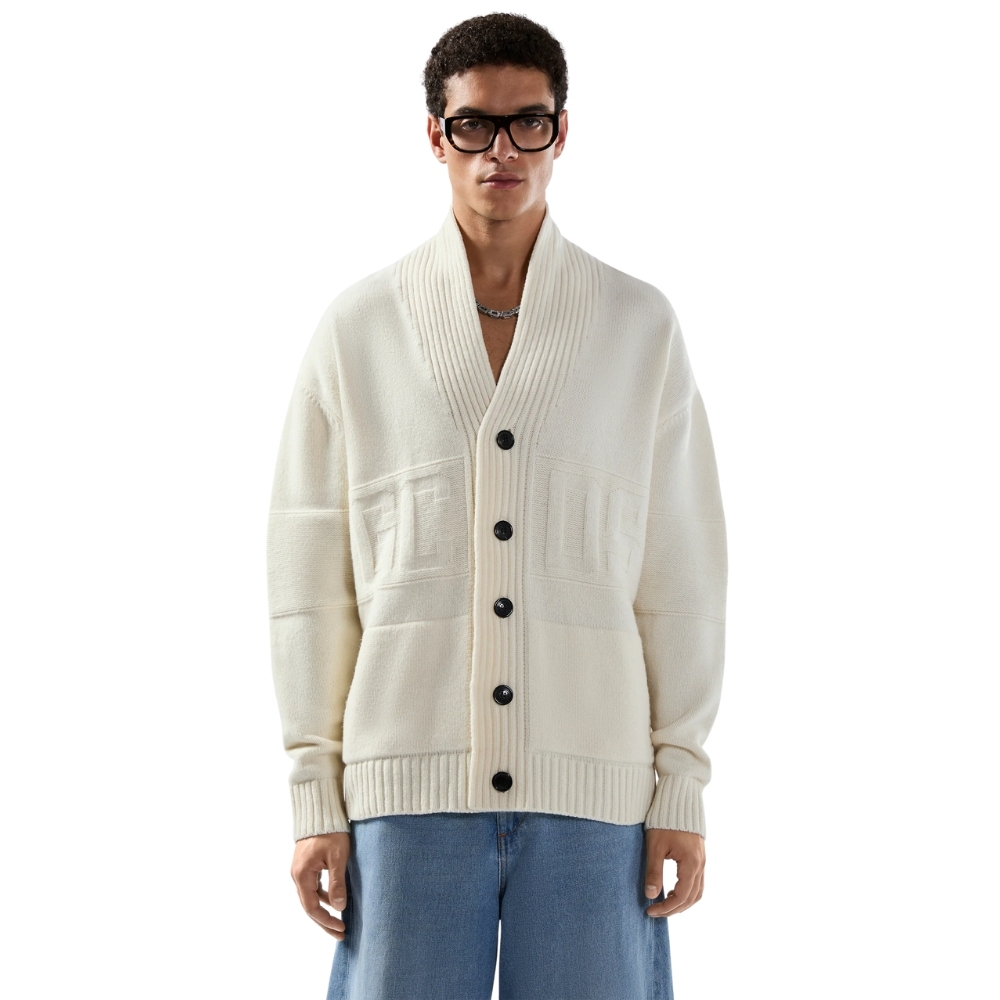 Cardigan GCDS con bottoni logo
