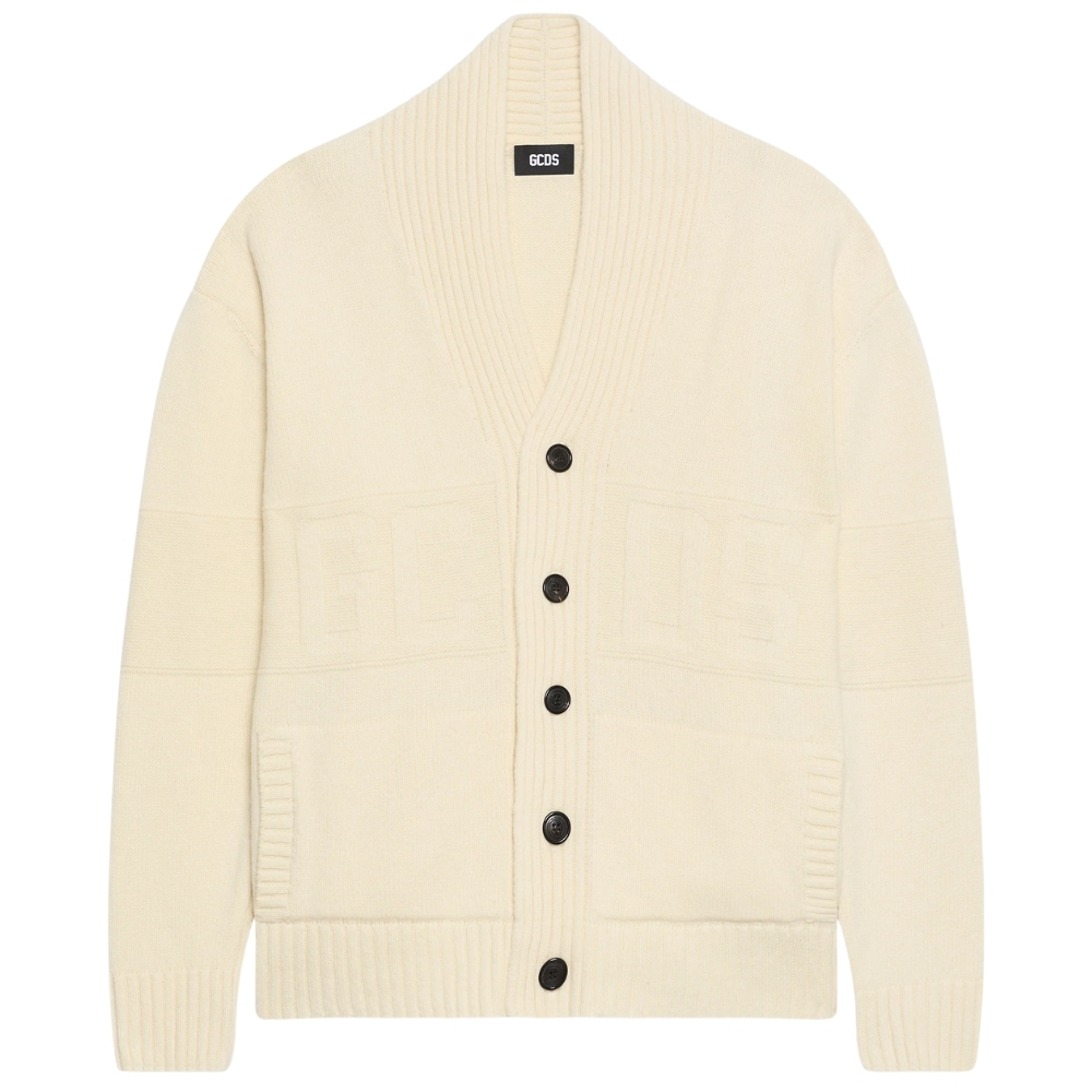 Cardigan GCDS con bottoni logo