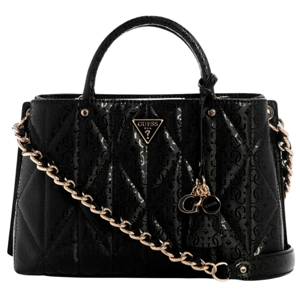 Borsa Guess aldina satchel con logo