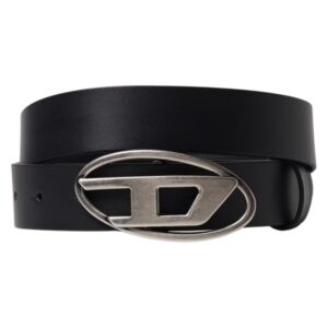 Cintura Diesel in pelle con fibbia D ovale