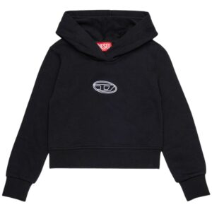 Felpa Diesel in cotone con logo ricamato