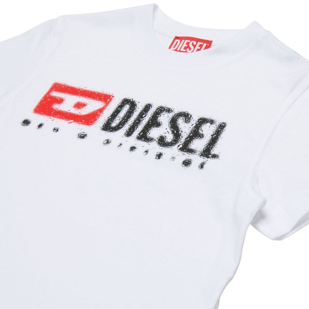 T-Shirt Diesel in cotone con logo stampato