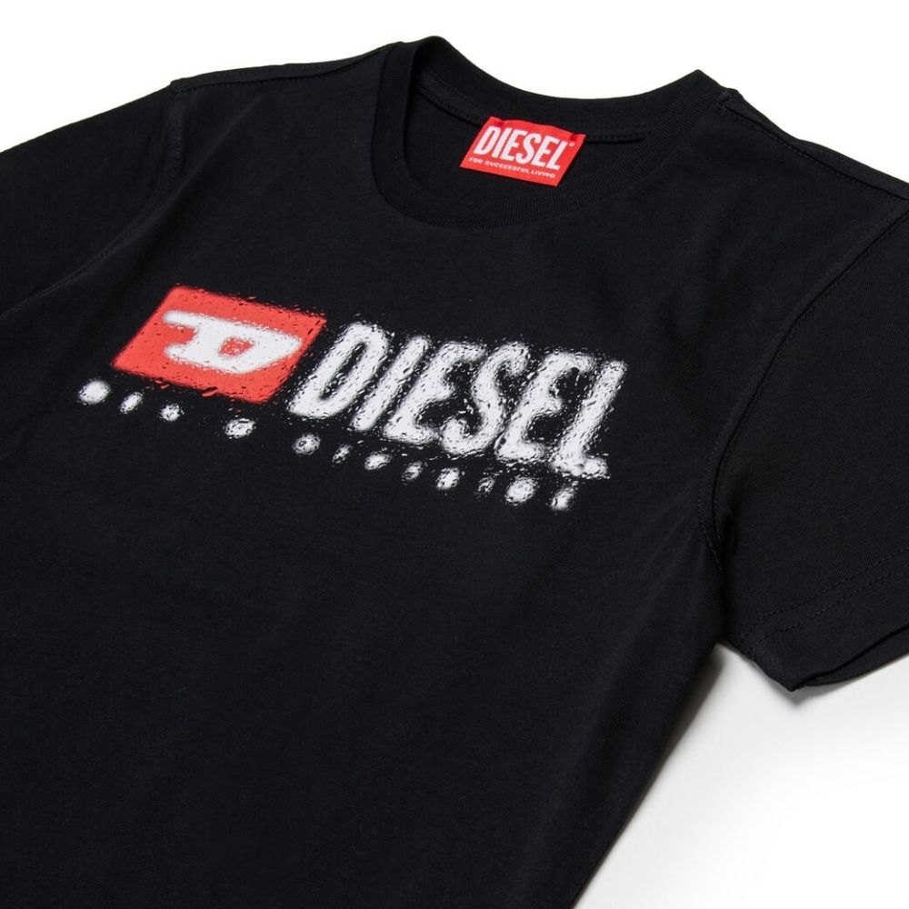 T-Shirt Diesel in cotone con logo stampato