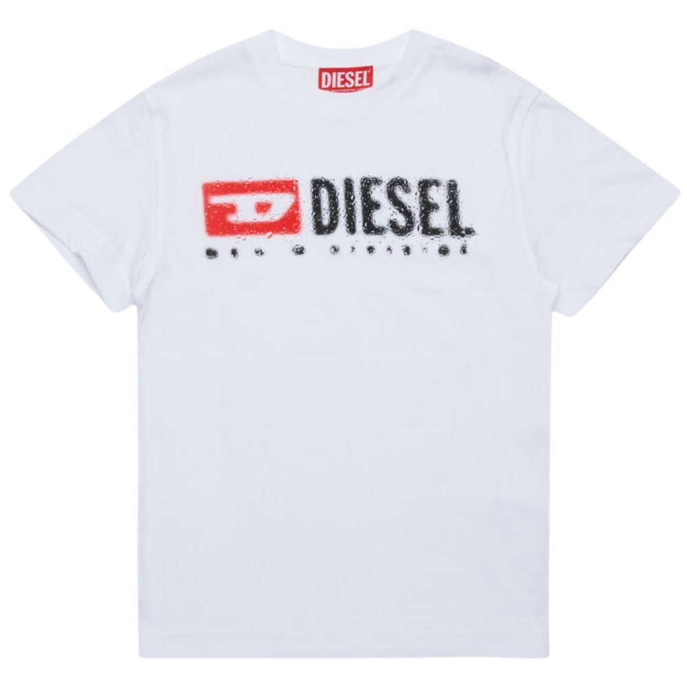 T-Shirt Diesel in cotone con logo stampato