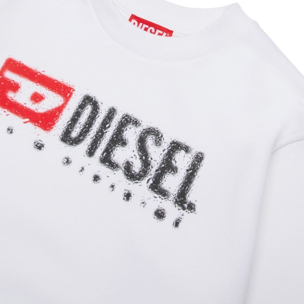 Felpa Diesel in cotone con logo