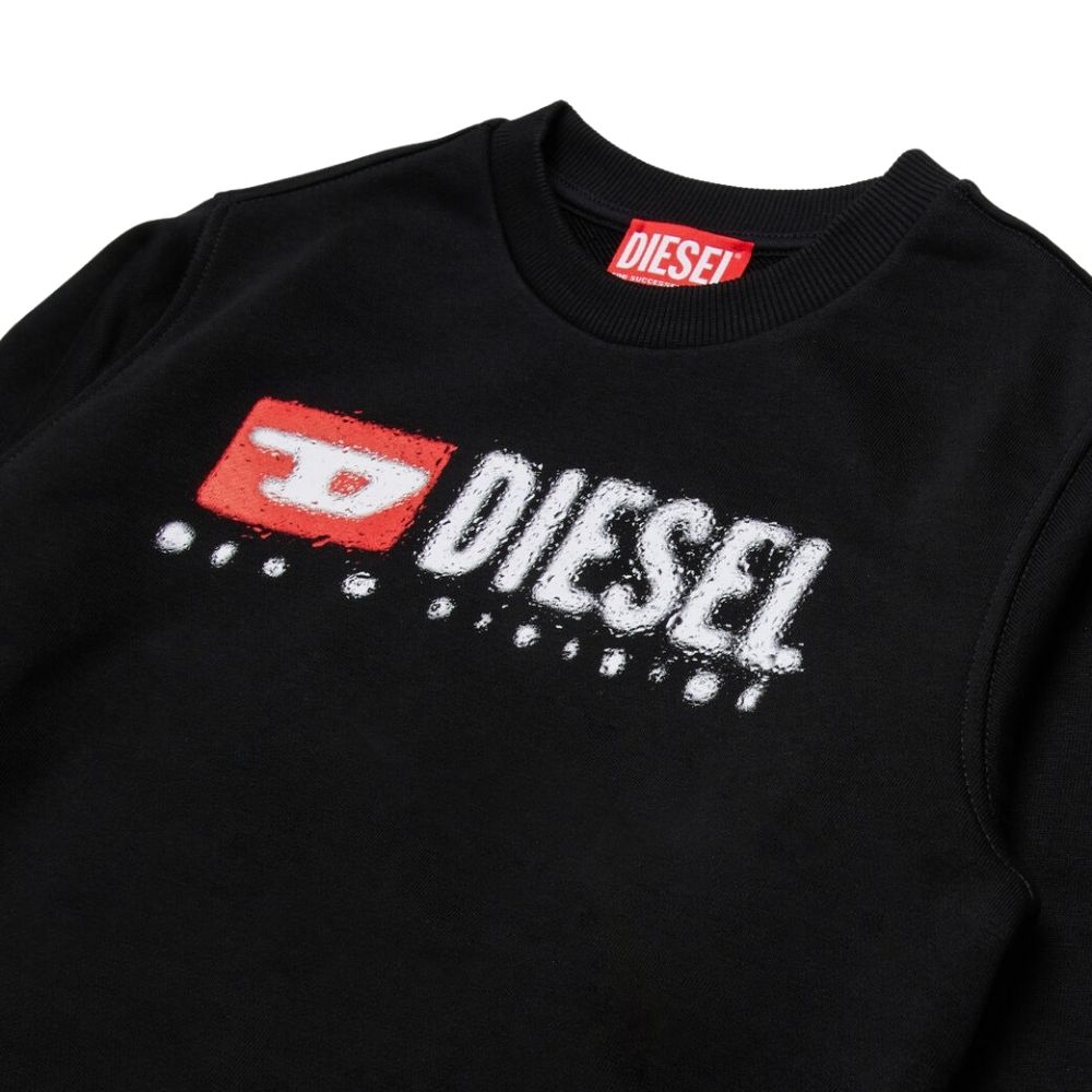 Felpa Diesel in cotone con logo