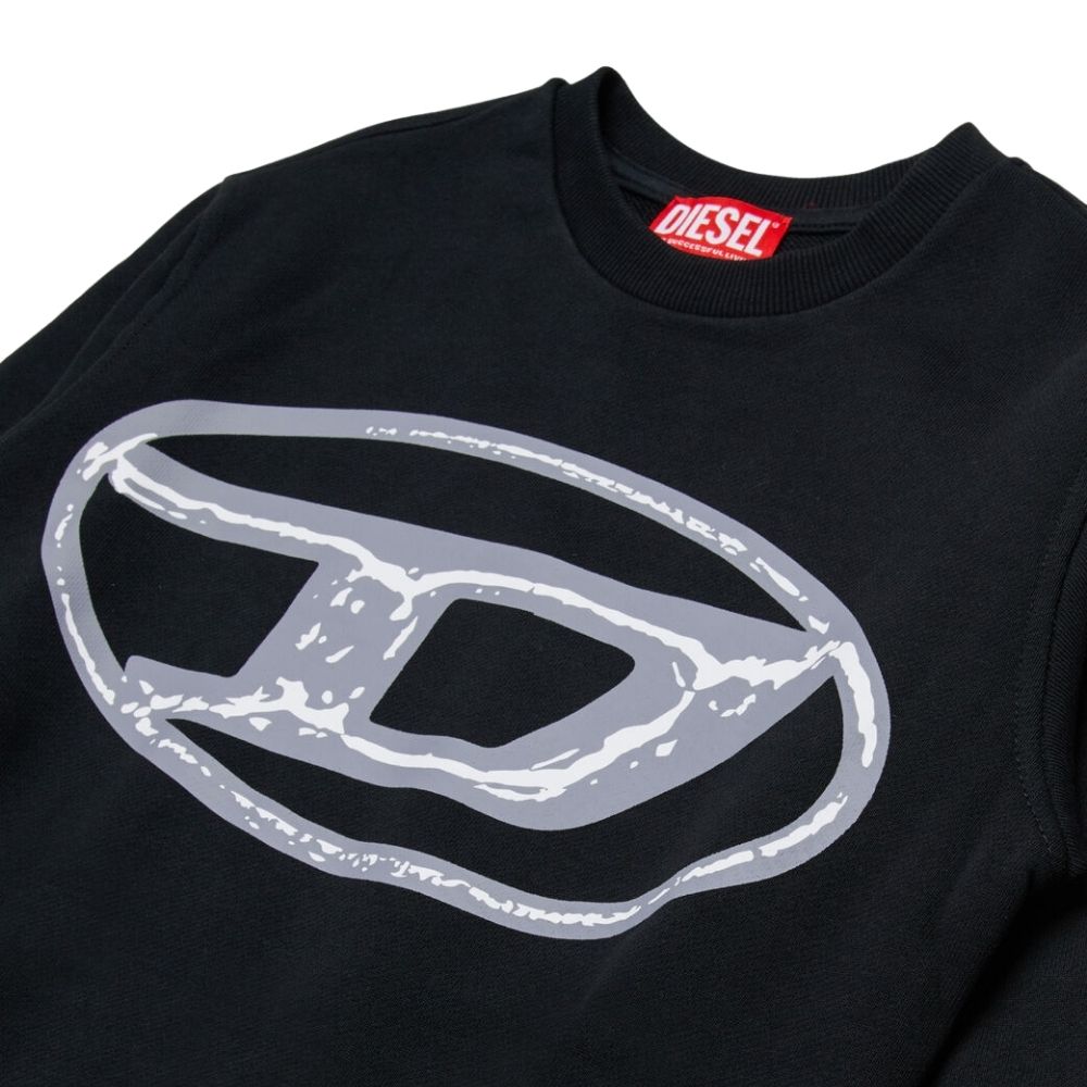 Felpa Diesel in cotone con logo