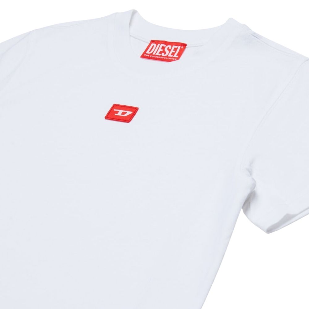 T-Shirt Diesel in cotone con patch