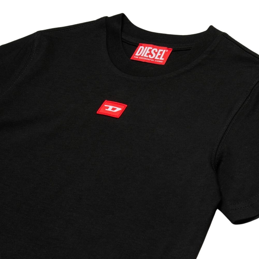 T-Shirt Diesel in cotone con patch