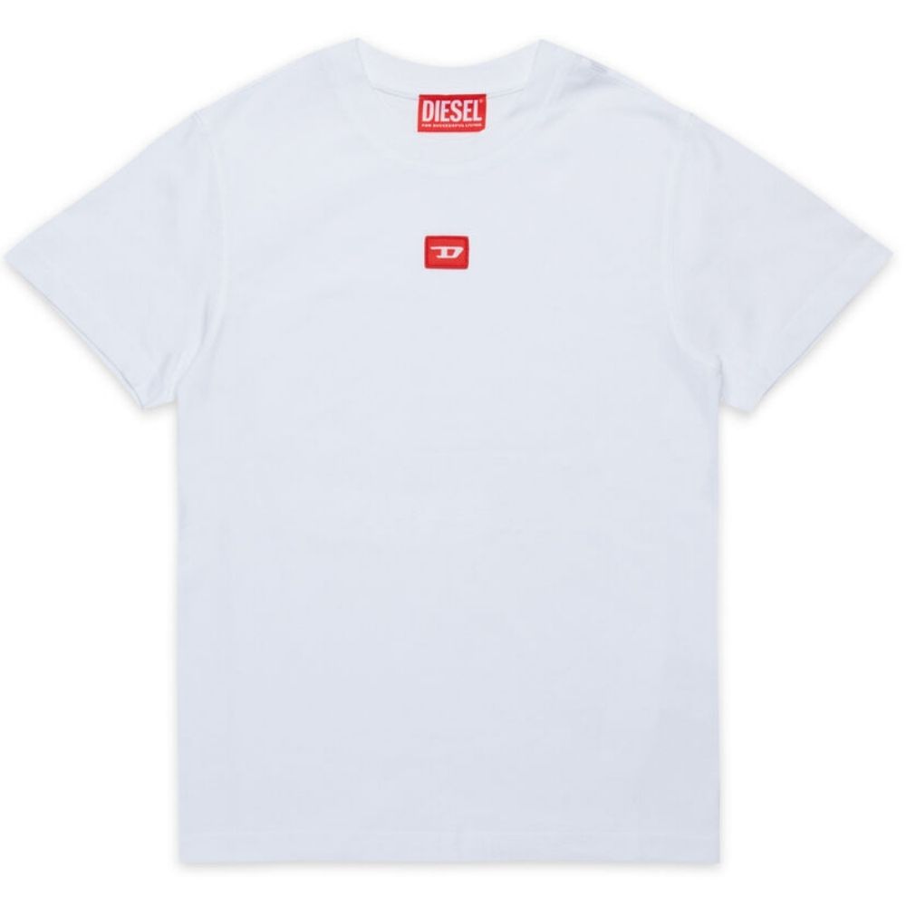T-Shirt Diesel in cotone con patch