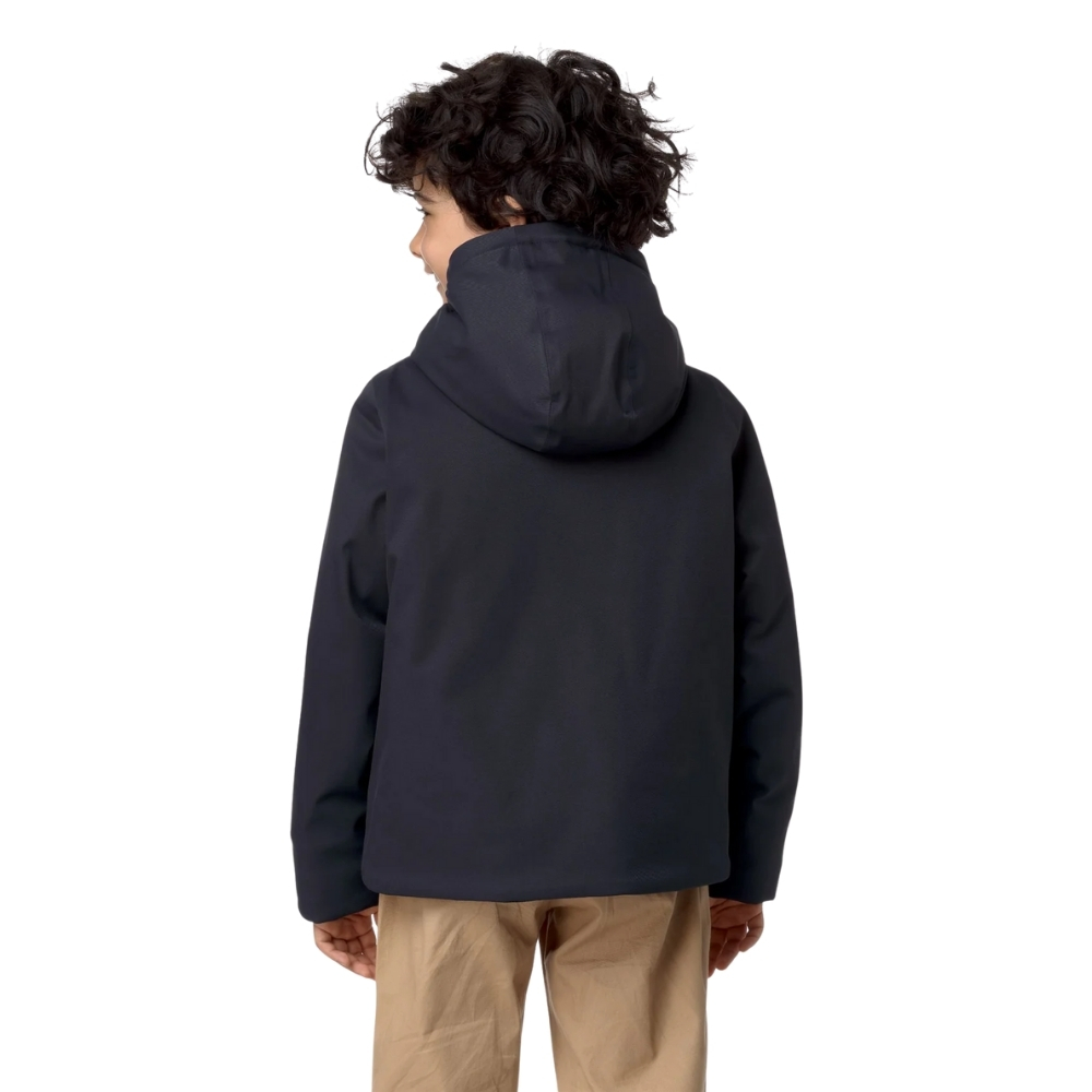 Giubbino K-way P.Jacko twill marmotta con cappuccio