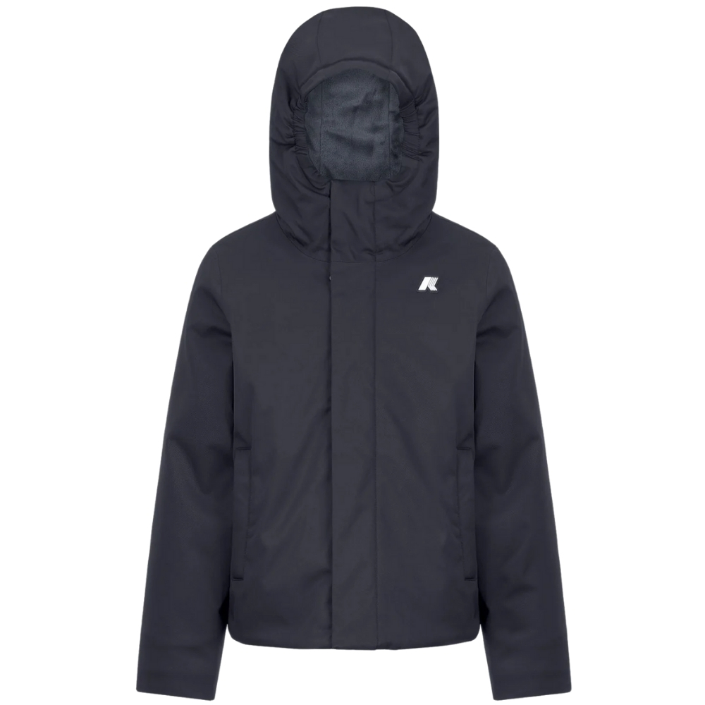 Giubbino K-way P.Jacko twill marmotta con cappuccio