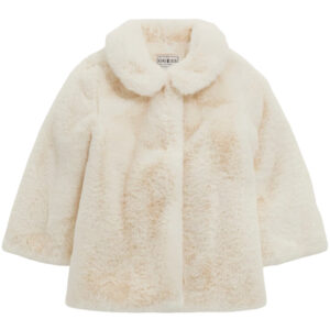 Ecopelliccia Guess con maxi logo sul retro