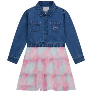 Abito Guess jeans midi fit and flare