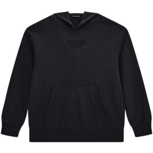 Felpa Guess con cappuccio e tesche over