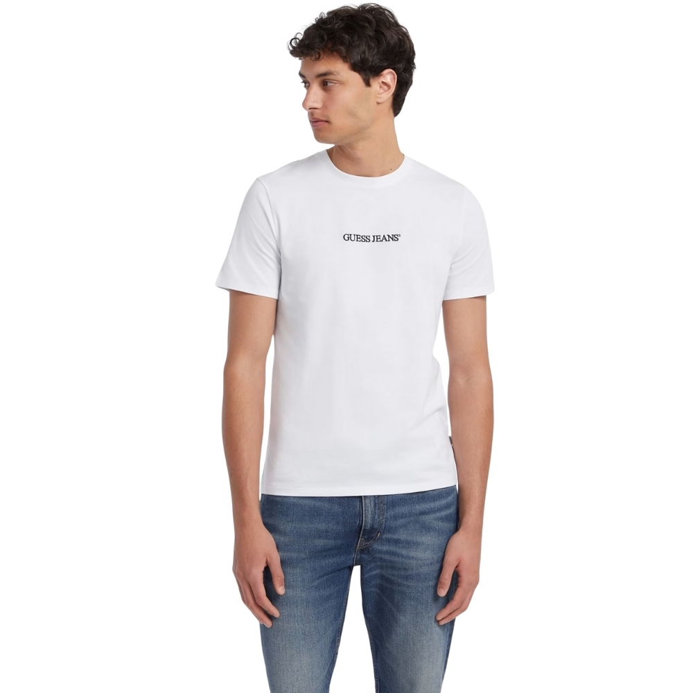 T-Shirt Guess logo ricamato