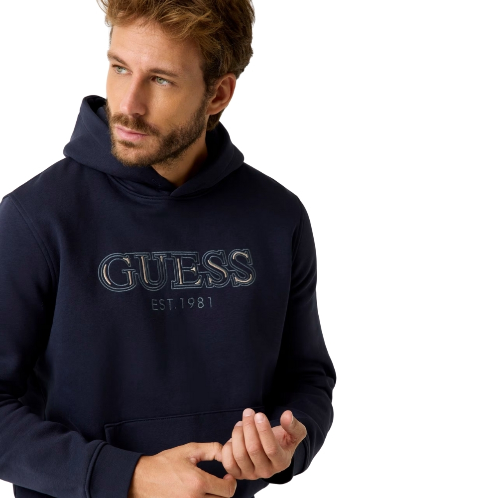 Felpa Guess con cappuccio e logo