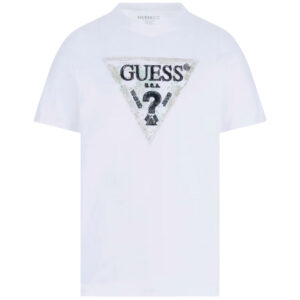 T-Shirt Guess con logo triangolo