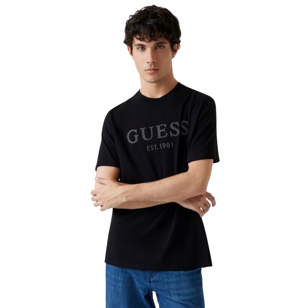 T-Shirt Guess con logo frontale