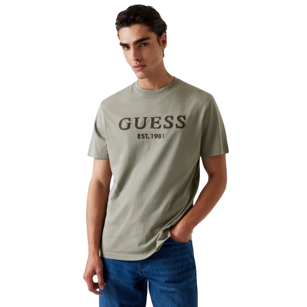 T-Shirt Guess con logo frontale