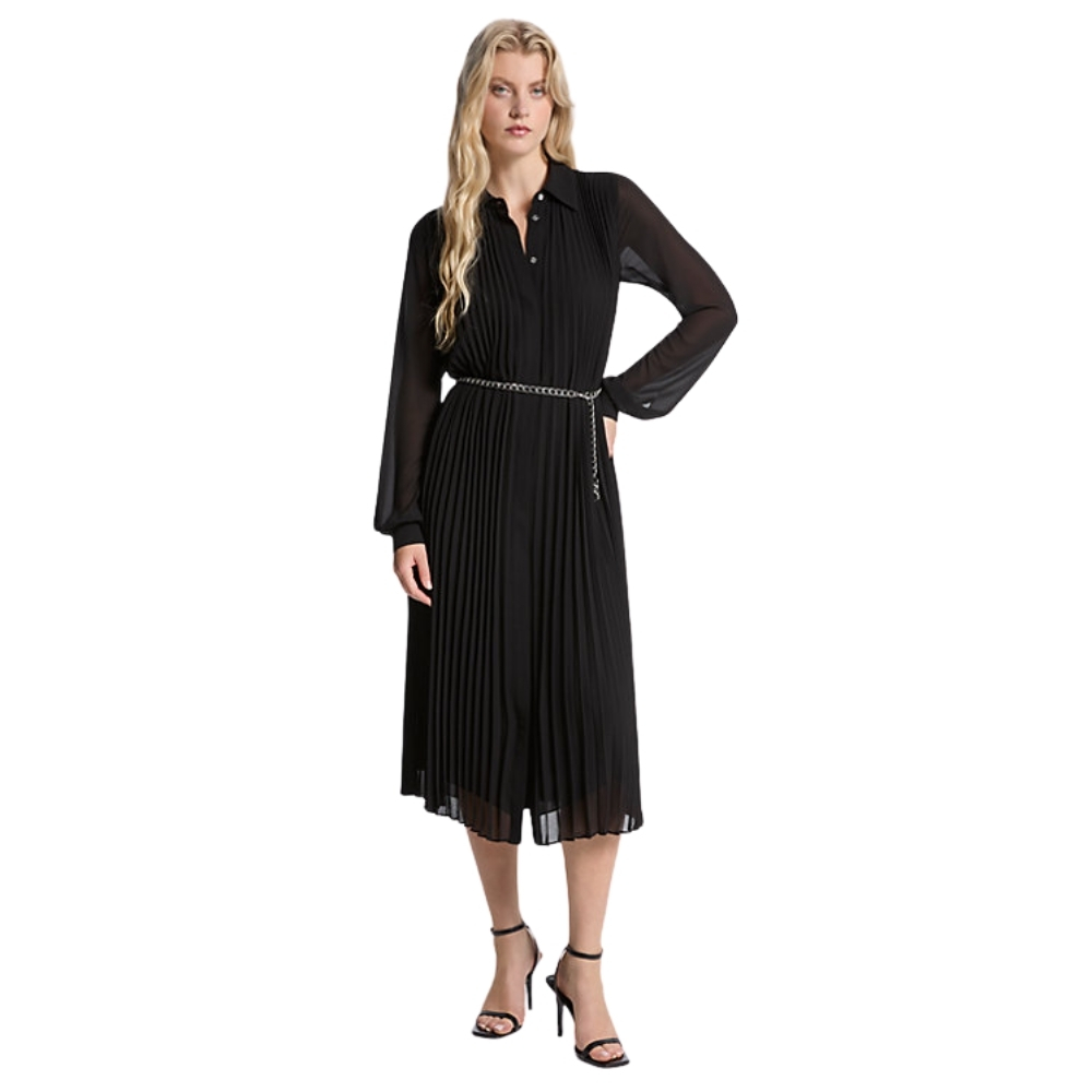 Abito Michael Kors in georgette plissé