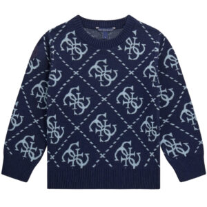 Maglione Guess logo 4G ricamato