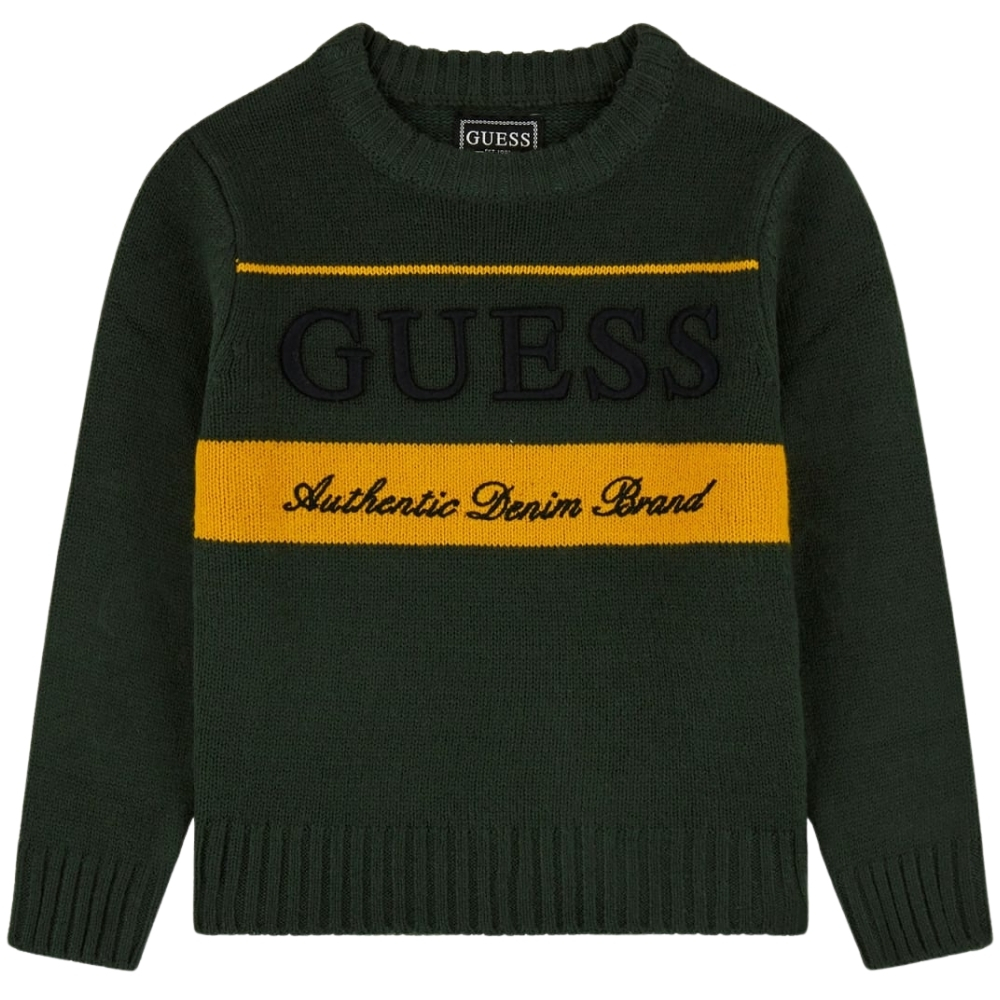 Maglione Guess logo ricamato