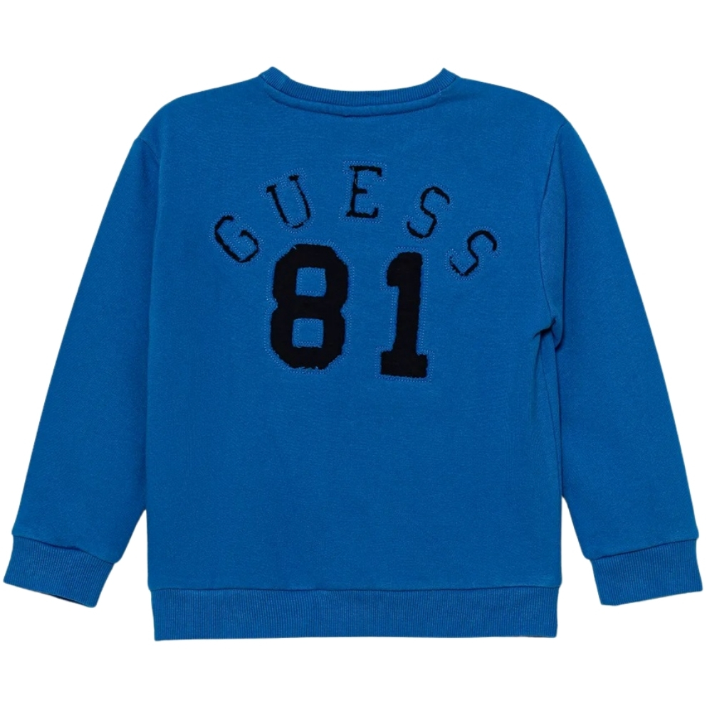 Felpa Guess girocollo royal