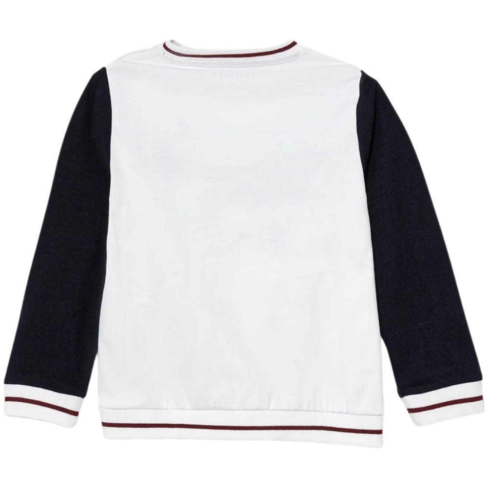 Felpa Guess logo ricamato