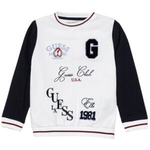 Felpa Guess logo ricamato