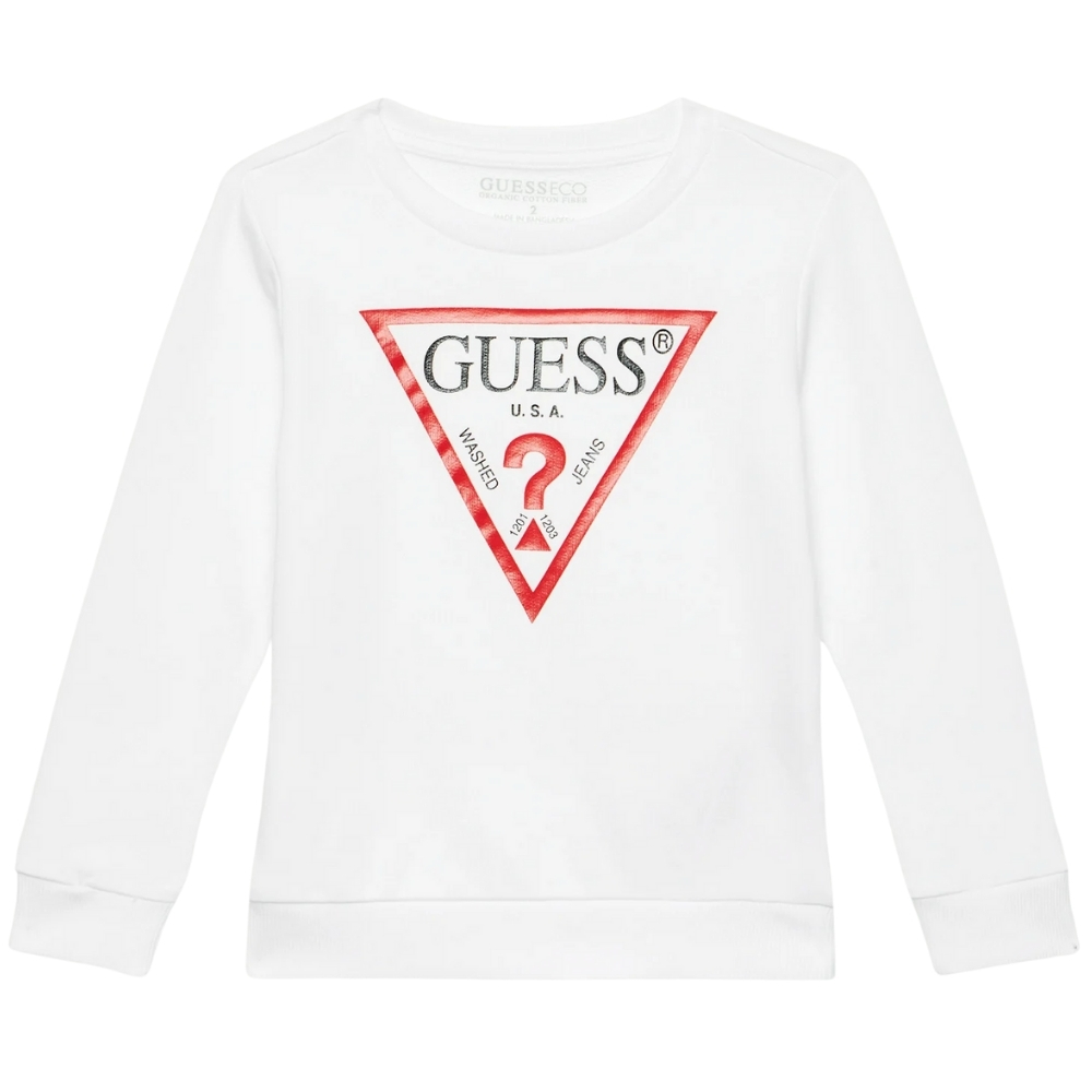 Felpa Guess logo triangolo