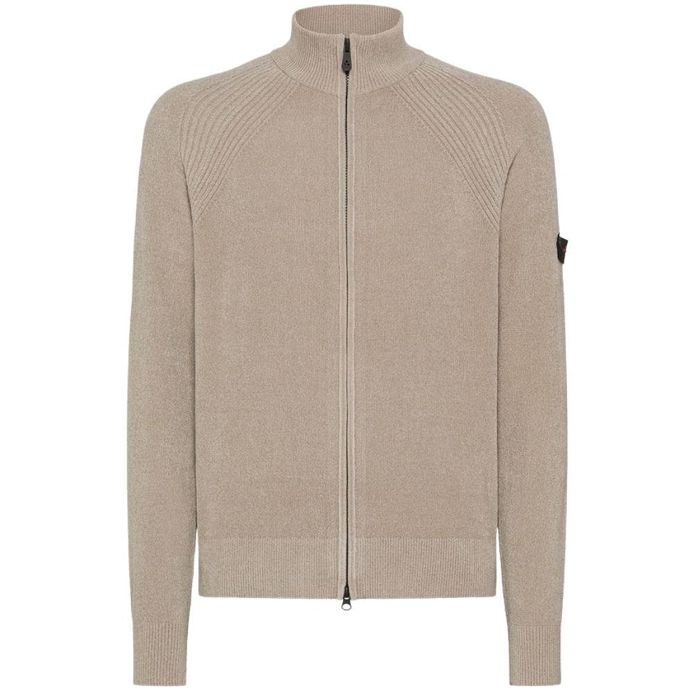 Maglia Peuterey in ciniglia rasata con zip