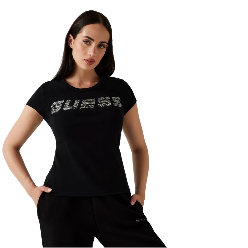 T-Shirt Guess logo strass