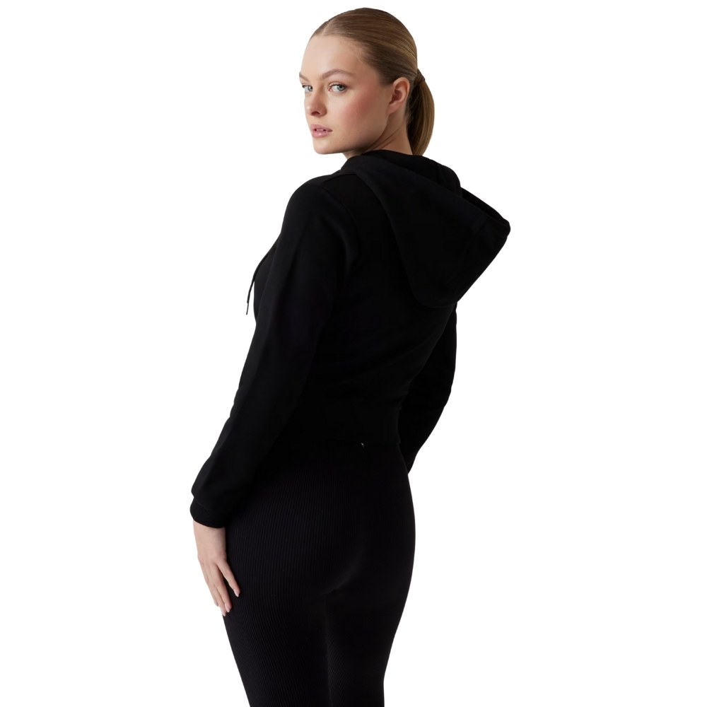 Felpa Guess con cappuccio e logo con strass