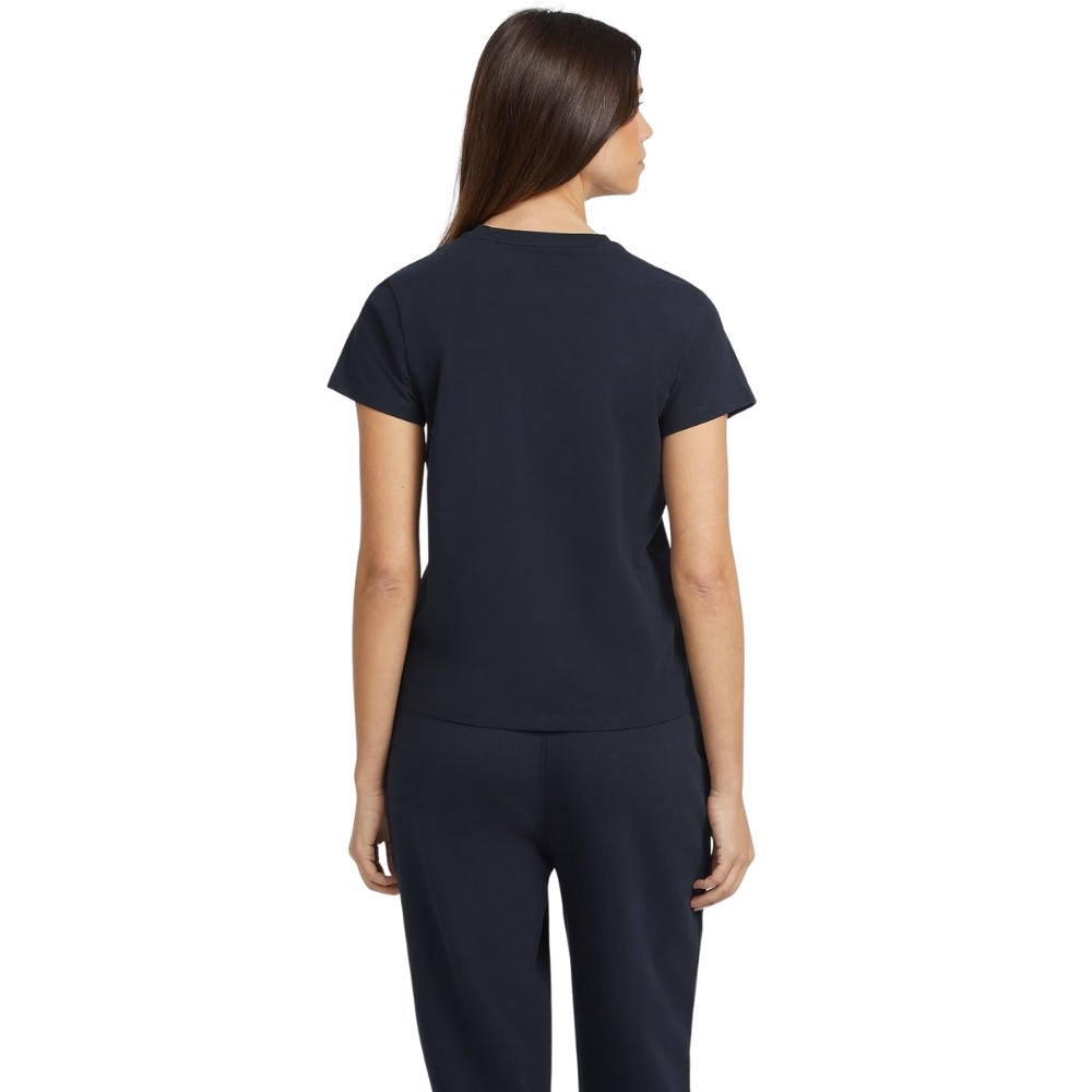 T-shirt Guess classica con logo triangolo mini