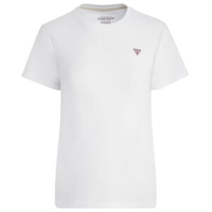 T-shirt Guess classica con logo triangolo mini