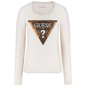 T-shirt Guess vestibilità slim logo triangolo