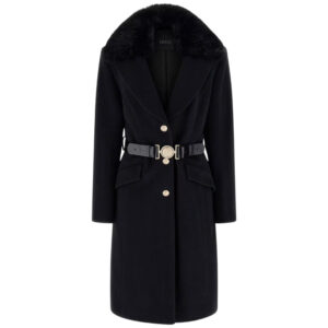 Cappotto Guess in misto lana con cintura