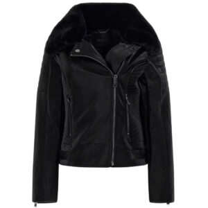 Giacca Guess biker in similpelle