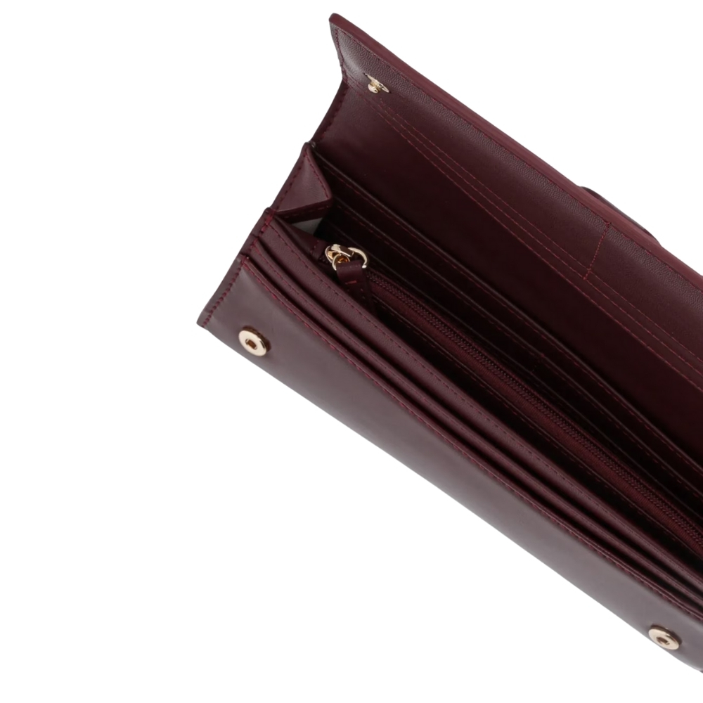 Portafoglio Twinset con patta e logo