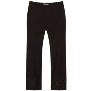 Pantaloni Twinset con ricamo a fiori