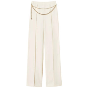 Pantaloni Twinset in crepe cady con cintura