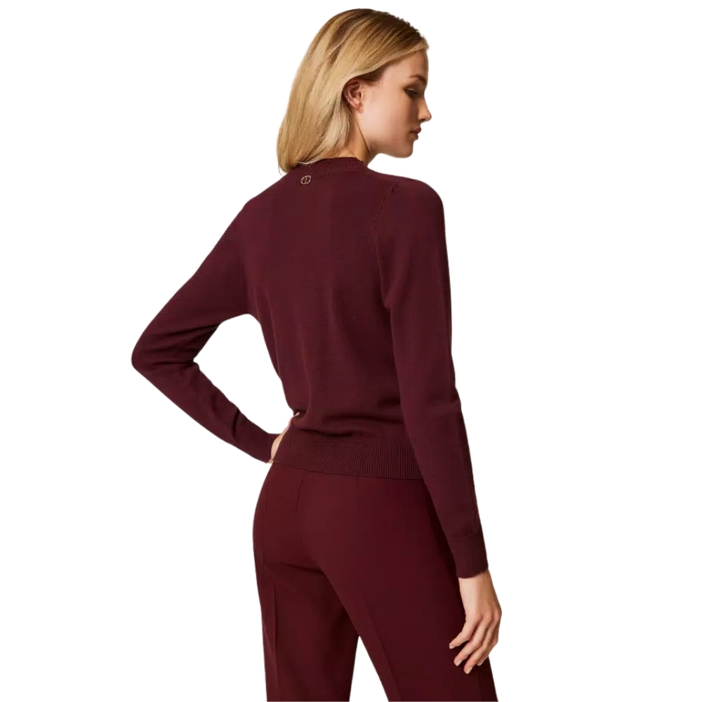 Maglia Twinset con cut-out e incrocio