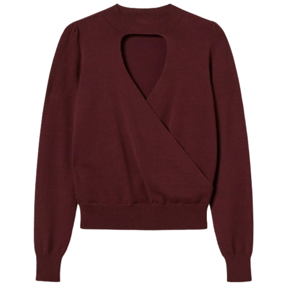 Maglia Twinset con cut-out e incrocio