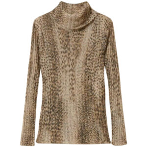 Maglia Twinset in misto mohair con stampa