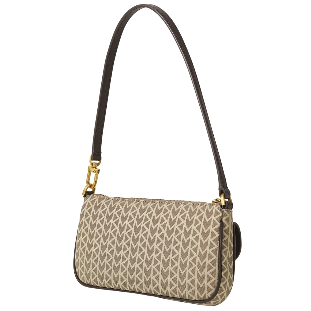 Pochette Michael Kors con logo jacquard