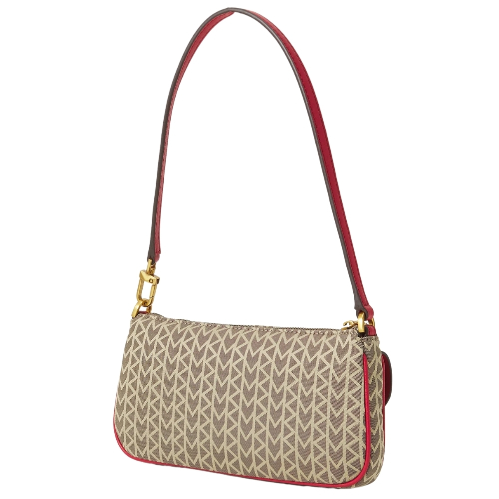 Pochette Michael Kors con logo jacquard